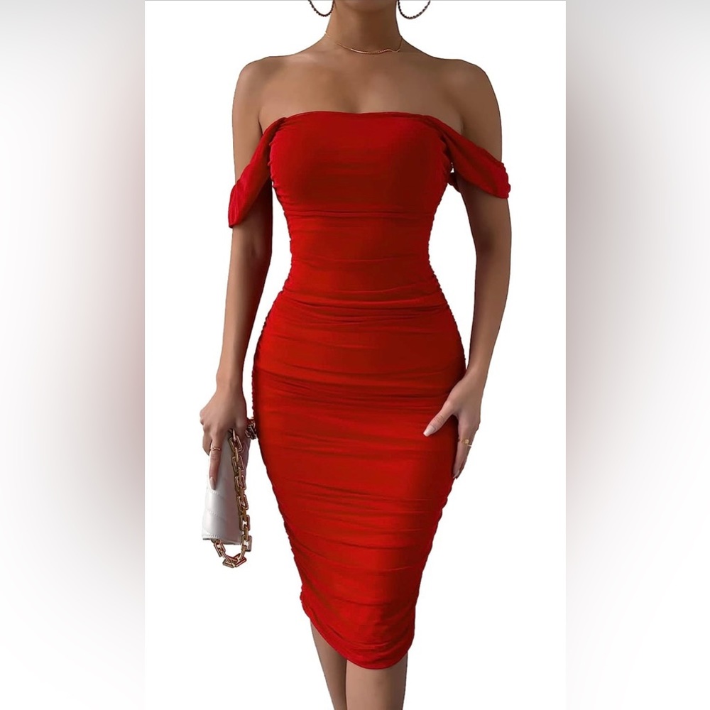 Red dress